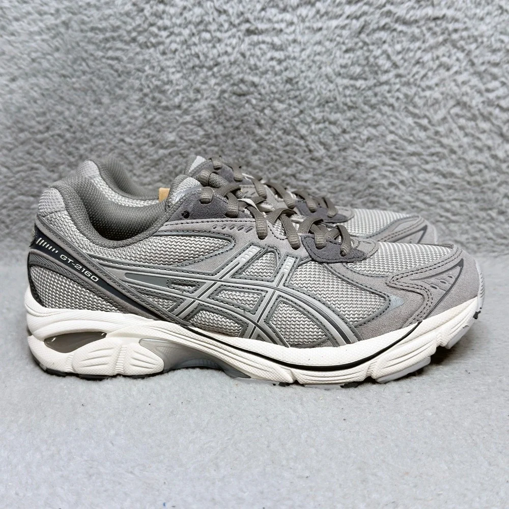 Asics GT-2160 Womens Size 8 Running Shoes Cement Gray Mesh